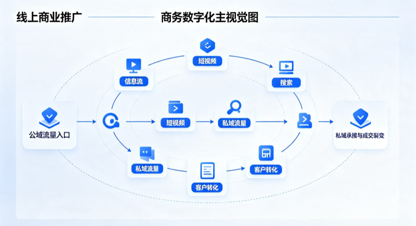 华坪县线上商业推广怎么做？全域流量闭环搭建与低成本转化实战指南